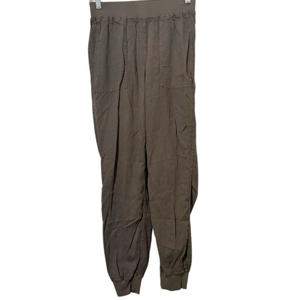 Faherty Sage Green‎ Arlie Day Lightweight Cotton Linen Jogger Pants Womens S
